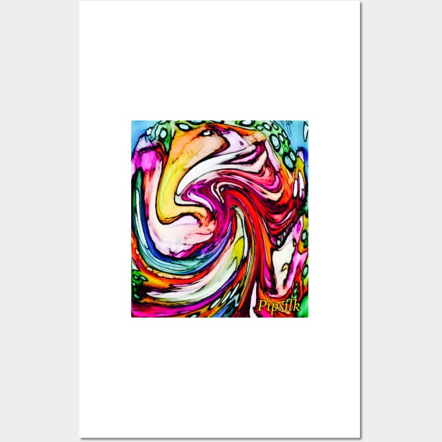 swirl Wall Art by Pipsilk